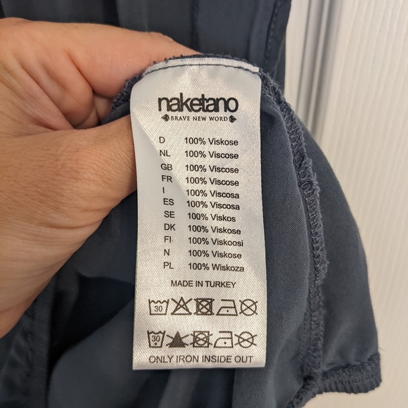 Dark grey Naketano blouse - Picture 3 of 3